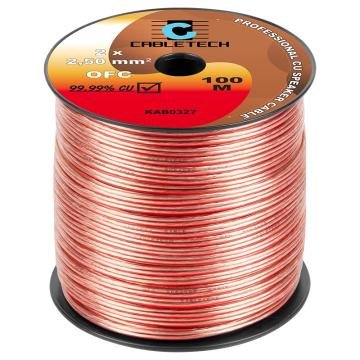 Cablu difuzor OFC 2x2.5 mm2 - rola 100 m