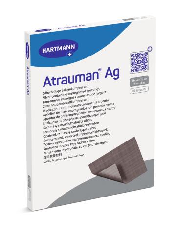 Pansament cu argint Atrauman AG - 10 x 10 - 10 buc