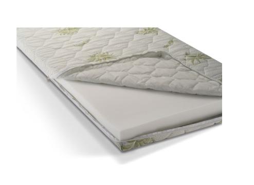 Topper saltea Aloe Vera Orthopedic, Sleepy 7 cm, 72x190cm