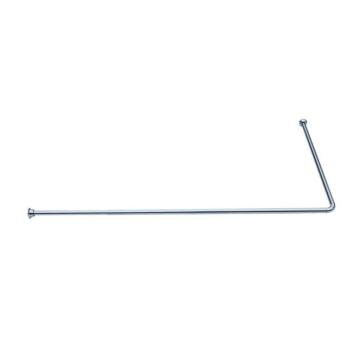 Bara perdea dus Sensea pe colt cromata 80 x 110/190 cm