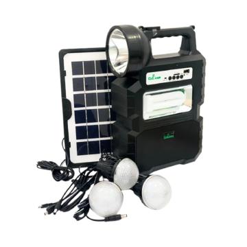 Kit panou solar portabil CCLAMP CL-810 cu 3 becuri incluse