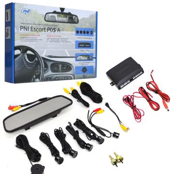 Senzori parcare afisaj oglinda PNI P05 A si camera mers de la Auto Care Store Srl
