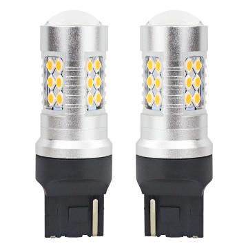 Set becuri auto cu led Canbus, 3030, 24SMD, compatibil T20
