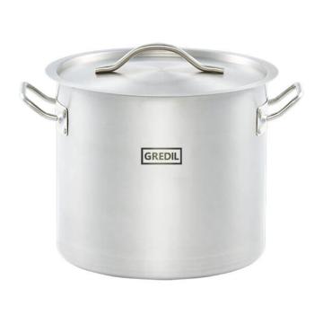 Oala inox profesionala cu capac 9 litri Eco