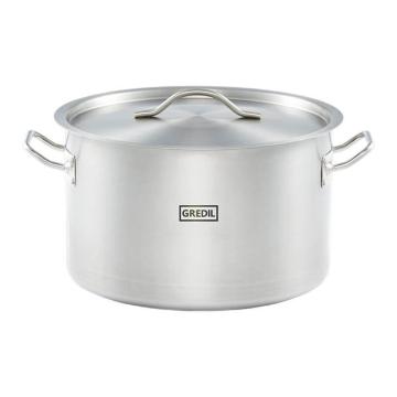 Cratita profesionala inox cu capac 22.4 litri Eco de la Fimax Trading Srl