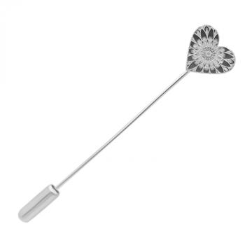 Brosa pin din argint, Mandala Hearts de la Atelier Lolit Srl