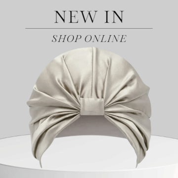 Boneta Fashion Turban din matase naturala, Champagne de la Luxury Anis Srl