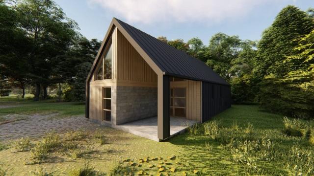Casa de lemn Balaton Barnhouse cu 3 camere + galerie de la Korondi Arcso Srl