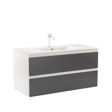 Dulap inferior Vario Forte 100 cu lavoar alb-antracit