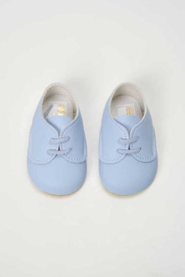 Pantofi botez B 010 - bleu de la Andreeatex