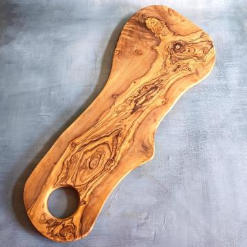 Platou branzeturi Master Chef din lemn de maslin 50 cm