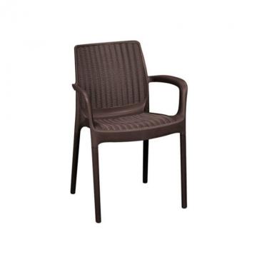 Scaun de gradina Bali mono, maro whisky