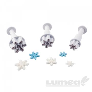 Set decupatoare fulgi de nea, 3 buc. - Lumea de la Lumea Basmelor International Srl