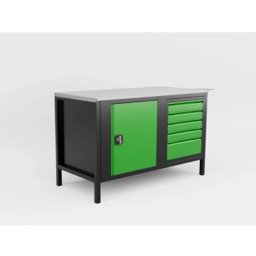 Banc de lucru industrial 1500 mm cu 5 sertare si dulap de la Caldor Heat &Engineering Srl