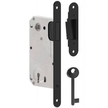 Broasca magnetica negru mat 90/50 cheie de la Manere Usi Srl