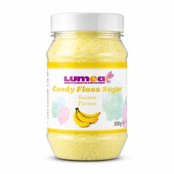 Zahar cu aroma de banana pentru vata de zahar, 300g - Lumea de la Lumea Basmelor International Srl