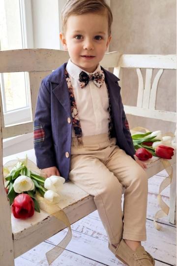 Costum ceremonie Romeo (1-4 ani) bleumarin
