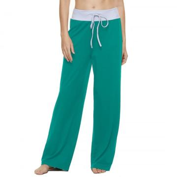 Pantaloni largi, sport, pentru femei, verzi, marimea M
