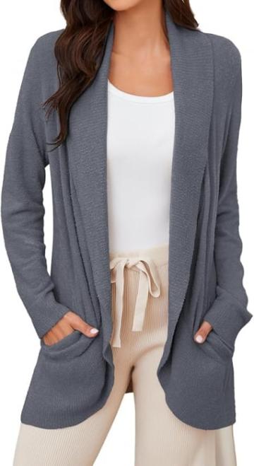 Cardigan femei- Bluza lunga, eleganta cu maneca lunga de la Molifag Srl