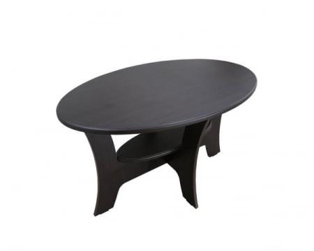 Masa cafea ovala MDF Wenge , design modern pentru living