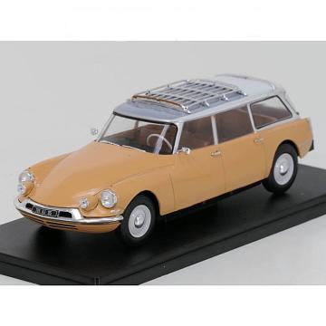 Macheta auto Citroen ID 19 Break an 1959 scara 1:24 galben H de la Hobbyplanet Romania