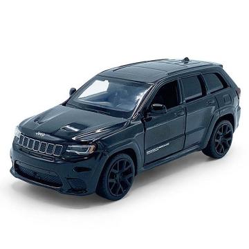 Macheta auto Jeep Grand Cherokee Trackhawk negru, pull back de la Hobbyplanet Romania