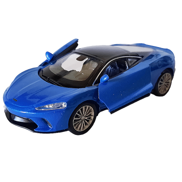 Macheta auto Mclaren GT albastru 1 34-1 39 Welly