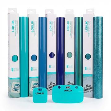 V vinil transfer termic LOKLiK Blue, 5 role de la Luma Atelier