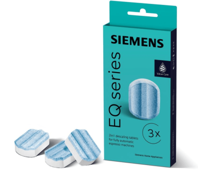 Set 3 pastile decalcifiere espressor Bosch/Siemens