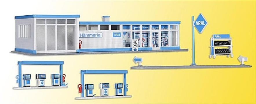 Macheta Benzinarie Aral Kibri HO (1:87) 38541 de la Hobbyplanet Romania