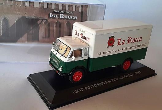 Macheta camion frigorific 1963 Om Tigrotto La Rocca 1:43