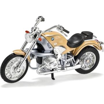 Macheta motocicleta BMW R1200C 2004 scara 1:18 crem Welly de la Hobbyplanet Romania