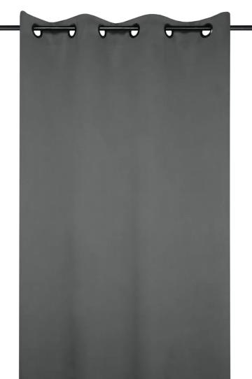Draperie Notte 135X250 cm, culoare antracit, 100% poliester de la URBANIX SRL