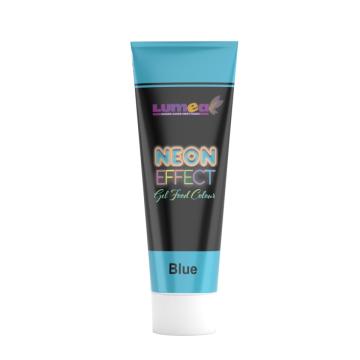 Colorant alimentar gel Albastru efect Neon, 30g - Lumea