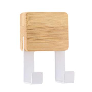 Carlig x2 bamboo - alb