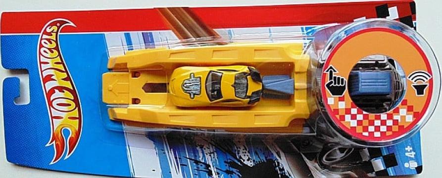 Jucarie Hotwheels Launcher racing sound, red yellow MatV4462 de la Hobbyplanet Romania