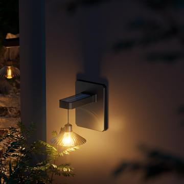 Lampa solara felinar cu prindere pe perete, IP65, 2700 K de la Molifag Srl