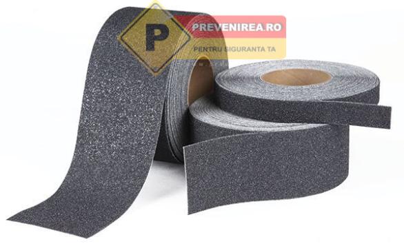 Banda antiderapanta gri pentru trafic intens