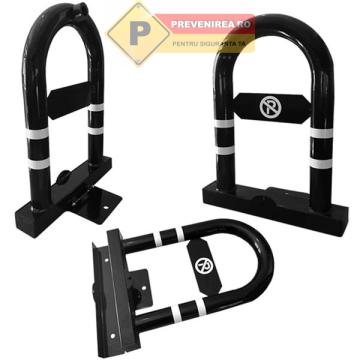 Blocator negru pentru parcari - protectie si siguranta