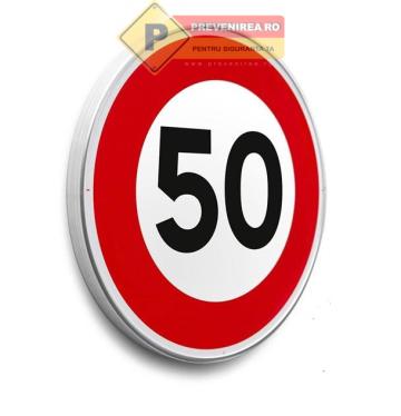Indicatoare rutiere 50 km/h limita de viteza