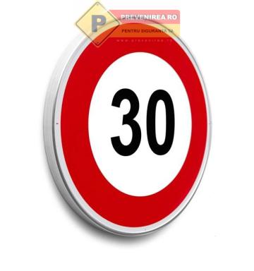 Indicatoare limita de viteza 30 km/h - semne rutiere