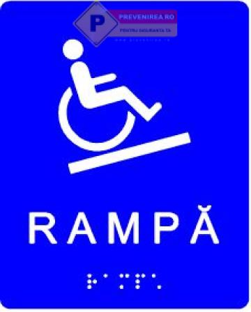 Placute tactile pentru nevazatori pe scari si rampe