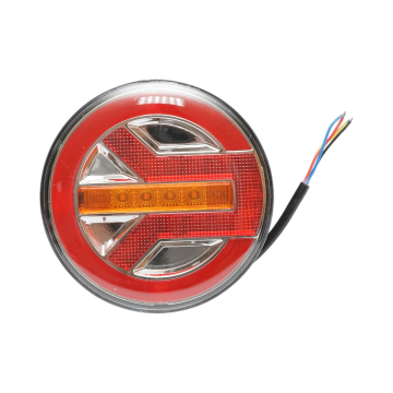 Lampa stop spate rotunda LED 12V/24V universala 140x40mm