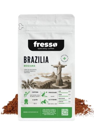 Cafea de origine proaspat prajita Fresso Brazilia Santos