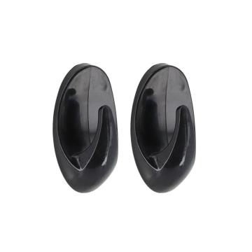 Carlig x2 pvc oval - negru