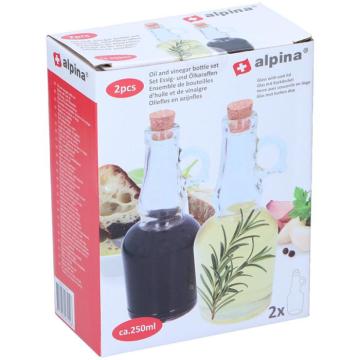 Sticla cu dop pentru ulei otet 250ml 2 buc de la Powerink Srl