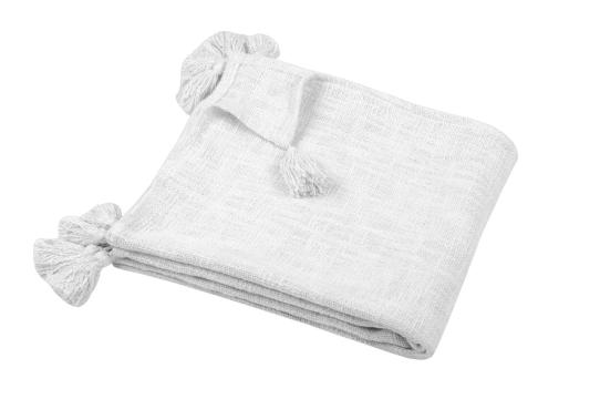 Patura Sanchez 125X150 cm, culoare Alb, 100% bumbac de la URBANIX SRL