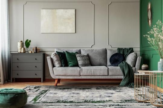 Covor living Rose 50122 Verde Smarald MoftX de la URBANIX SRL