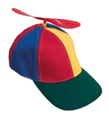 Sapca multicolora cu elice din plastic pentru adulti de la Hobbyplanet Romania