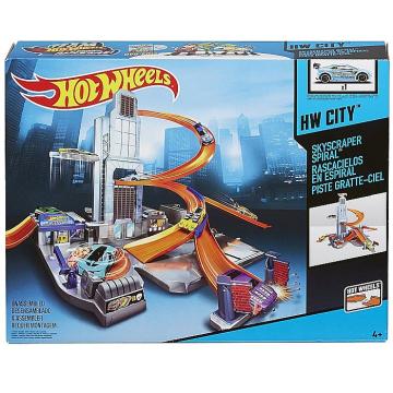 Set de joaca Hot Wheels Skyscraper Spiral - HW City de la Hobbyplanet Romania